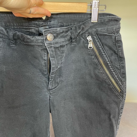 Black Marc by Marc Jacobs tapered denim-ish pants - Picture 4 of 9